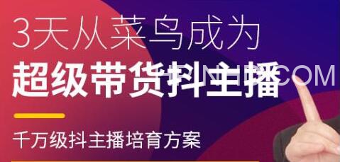 抖品牌流量研究院-3天从菜鸟成为超级带货抖主播
