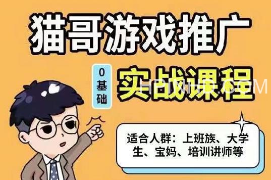 猫哥游戏推广实战课程
