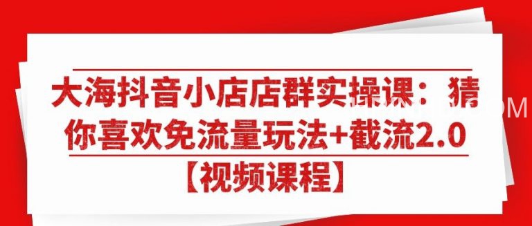 大海·抖音小店