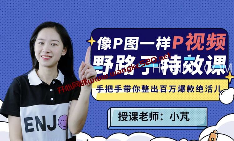 小芃《野路子特效课：像P图一样“P”视频》