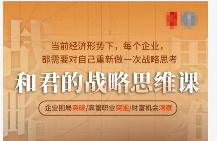 高手知路《和君战略思维课》