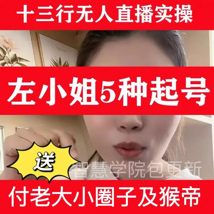 十三行左小姐·无人直播带货俱乐部
